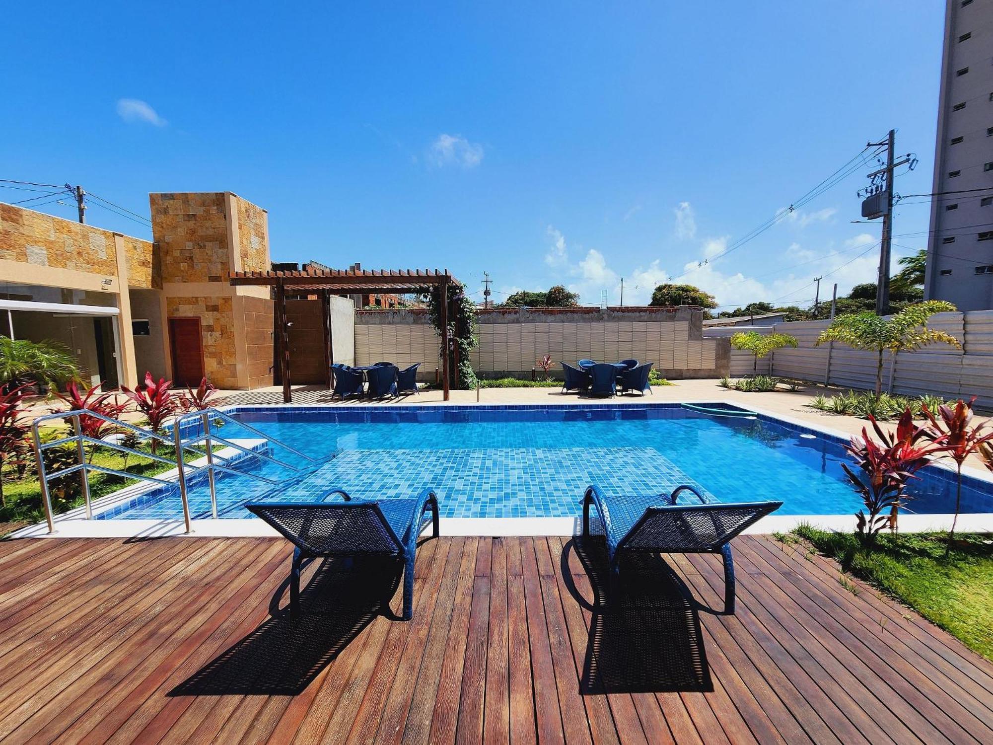 Jpn18 - Duplex Em Condominio Fechado Prox. A Praia Natal Exterior foto